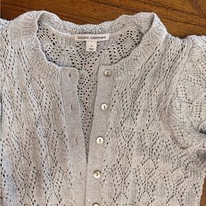 Autumn Cashmere Ruffle Sleeve Cardigan